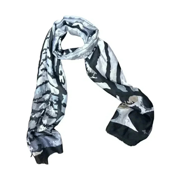 Lulla collection by Bindya watercolor design scarf - Picture 1 of 6